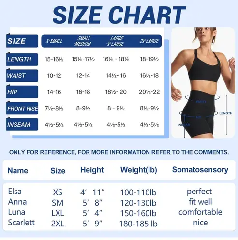 Black Bike Shorts Size L