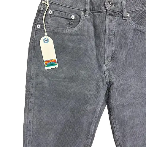 NWT Daily Blue Women’s Boost Gray Straight Corduroy Jeans Size 28 Stretch
