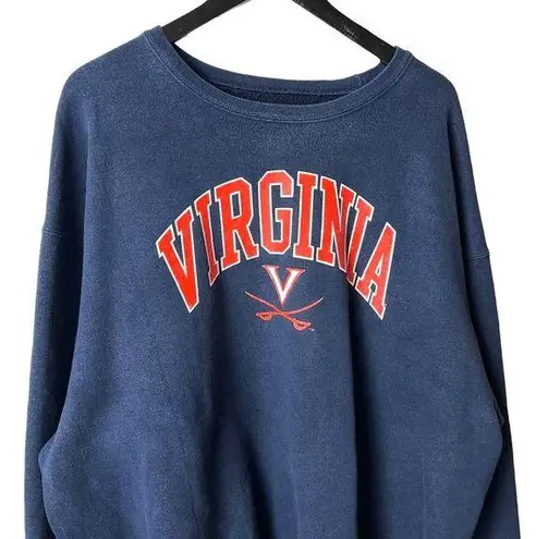 Vintage Y2K University of Virginia Navy Blue Crewneck Sweatshirt Classic Perfect Size undefined