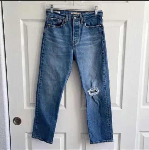 Levi's wedgie straight ankle Jeans