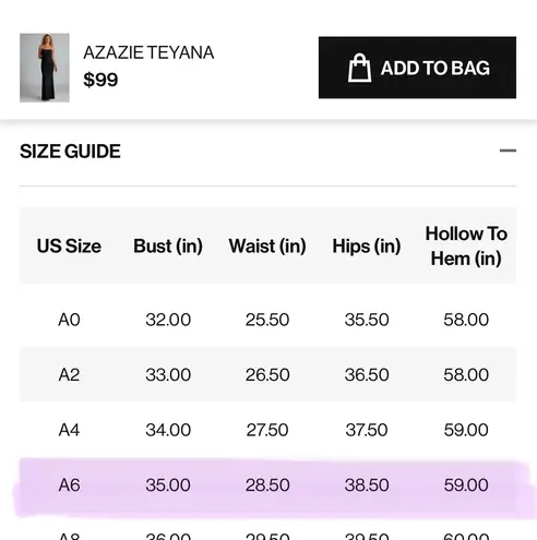 Azazie Black Teyana Dress