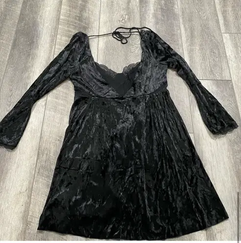 Free People Kat Velvet Mini Dress