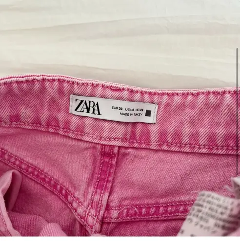 ZARA Pink Denim Jeans