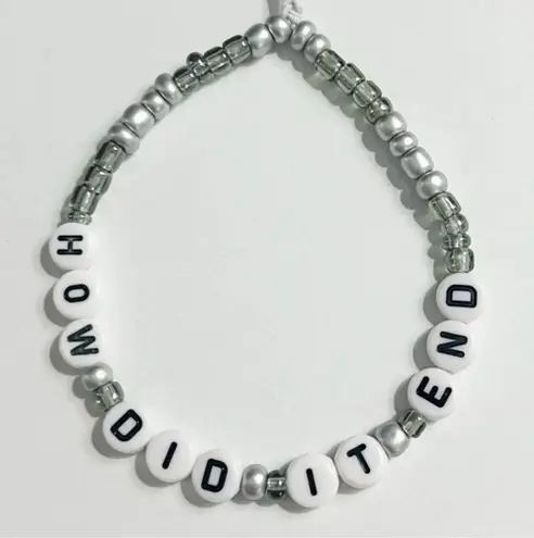 Taylor Swift Eras Tour Friendship Bracelet How Did It End TTPD White