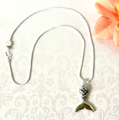 Mermaid Tail Necklace 🧜♀️ Silver