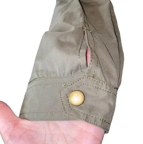 Life Style Petite Army Green Full Zip Bling Jacket Size undefined