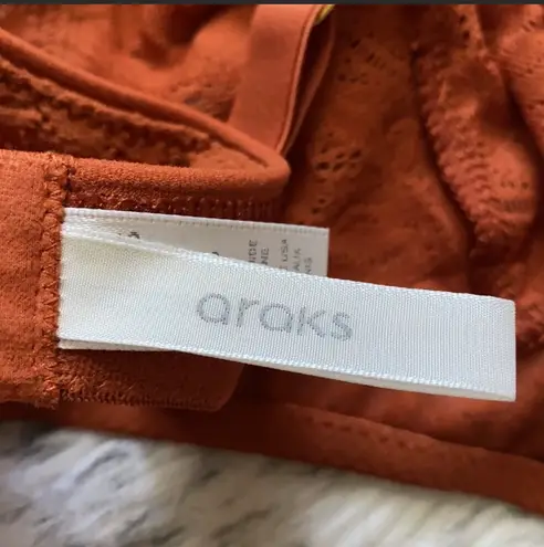 ARAKS Tamara Bralette Honey Red Size M