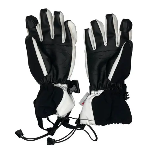 Unigear Waterproof Ski Gloves Size 6 Polyester & Spandex Black/White 58a Black
