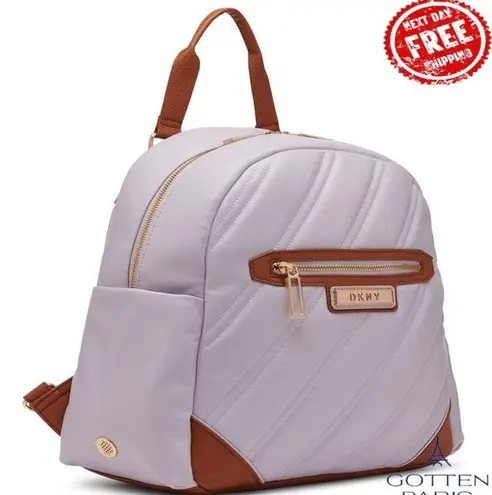 DKNY Bias 15" Carry-On Backpack Lavender Women's Bag