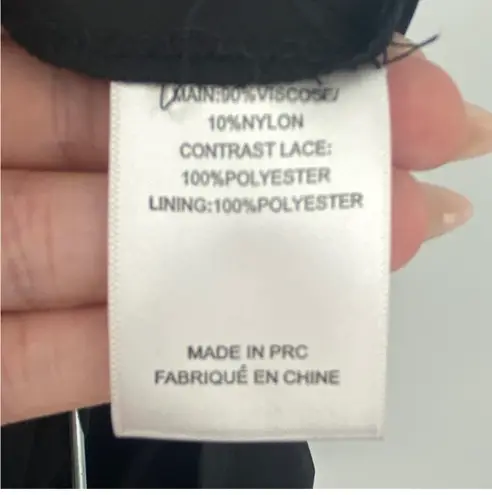 Cameo the Label Rampart Black Peplum Lace Skirt