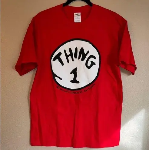 Universal Red Thing 1 DR.SEUSS Adult Short Sleeve T