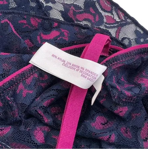 Lilac & London Blue & Pink Lace Lingerie Sleepwear Size Large | 10E