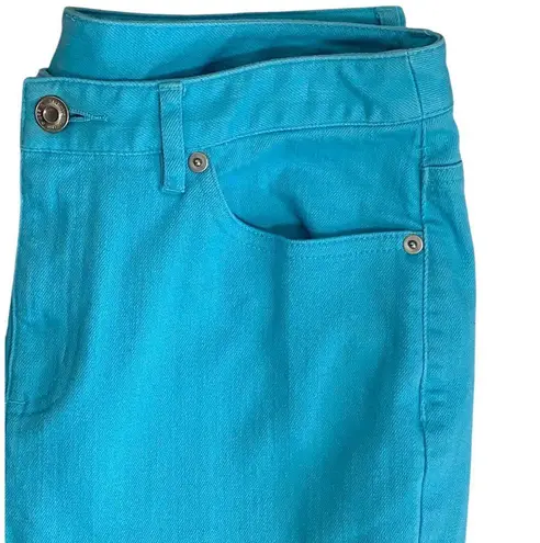 Talbots Petites Turquoise Blue Stretch Jeans