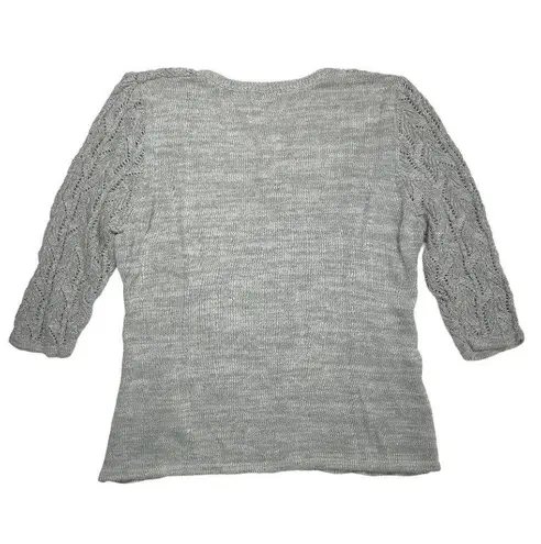 Laura Scott Petite Open Knit Sweater (XLP)