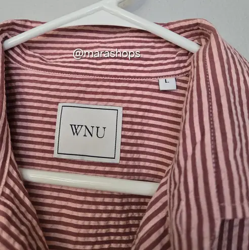 WNU The Weekender Button Down Shirt Red Size L