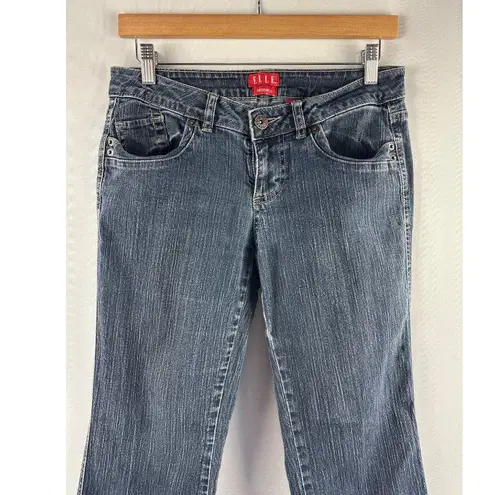 Elle Monaco Womens Bootcut Jeans Size 4 Blue Denim