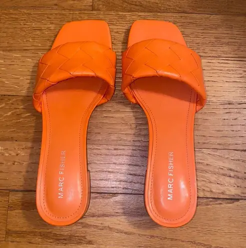 Marc Fisher Orange Slides