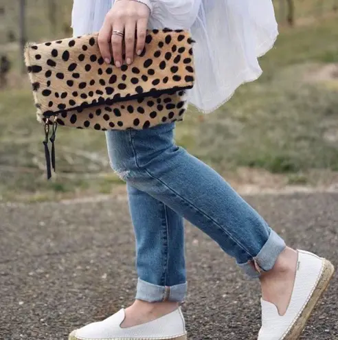 The Providence Story animal print clutch NWOT