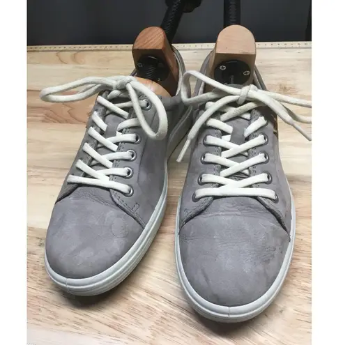 Ecco Soft 7 Athletic Shoes Women's 8 Gray Round Toe Low Top Running Sneakers