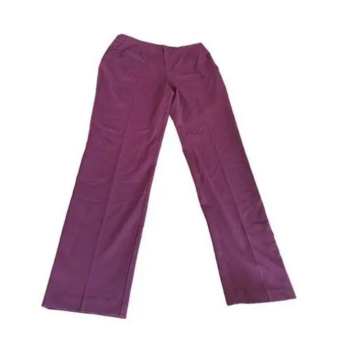 Open Edit Womens Maroon Trousers M Casual Pants Office Professional Wear Size M