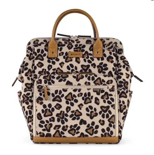 Maevn ReadyGo Clinical Bag/Backpack in Leopard Paw Brown