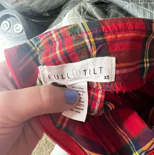 Full Tilt Mini Plaid Skirt