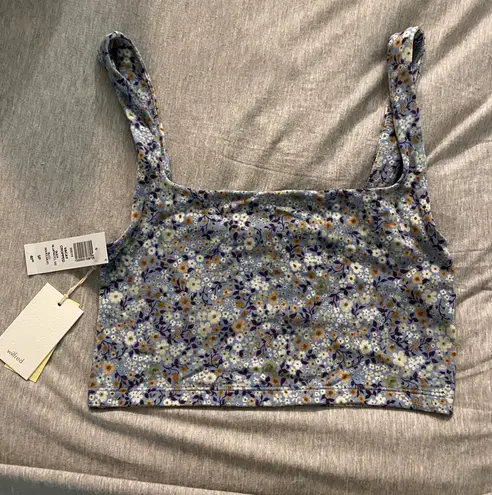 Wilfred NWT Aritzia  Floral Cropped Tank