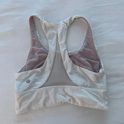 Lululemon White Sports Bra