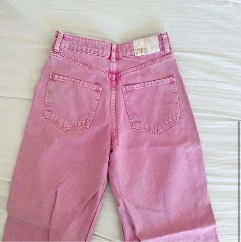 ZARA Pink Denim Jeans