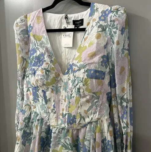 Bardot NWT Dress Zelina Spring Floral Long Sleeve Minidress Size XL / US 10
