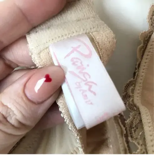 Parisa by Amir Vintage Y2K Nude Beige Floral Lace Bra 34B NWT