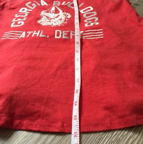 Rivalry Threads NWOT Georgia Bulldogs Red Racerback Tank Top Tee University