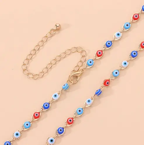 Evils Eye Gold Chocker