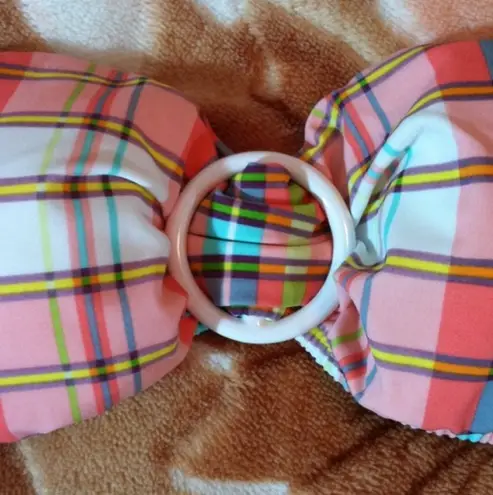 Victoria's Secret Bandeau Plaid Swimsuit Top