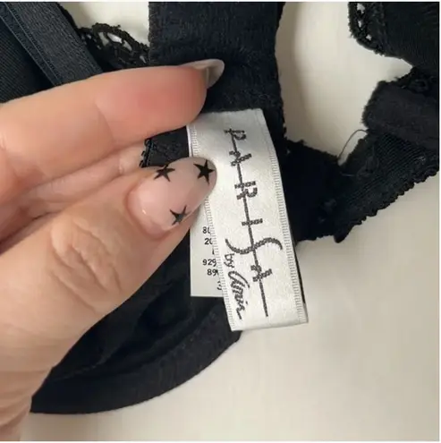 Parisa Vintage Y2K Black Lace Underwire Bra 36B NWT