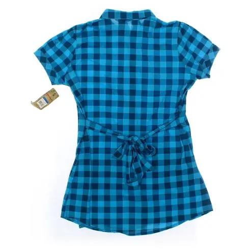 Unionbay  Blue Checkered Button Down Top XL