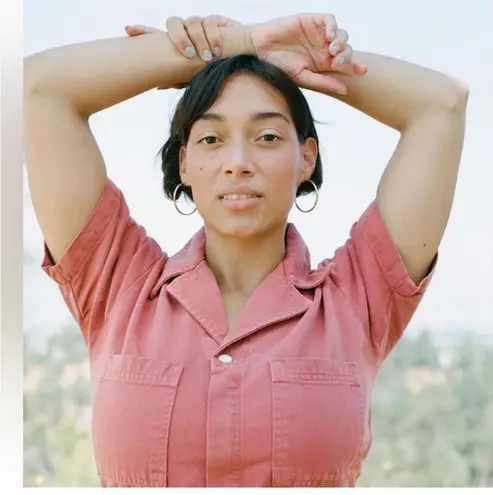 BIG BUD PRESS Short Sleeve Jumpsuit, Clay Red, 4X Red