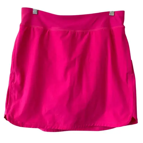NEW LANDS' END Pink Swim Skort with Short Lining Size 8 Modest Conservative