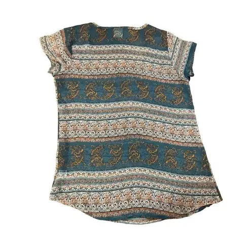 H.I.P. happening In the present Floral Med Sheer Blouse size medium