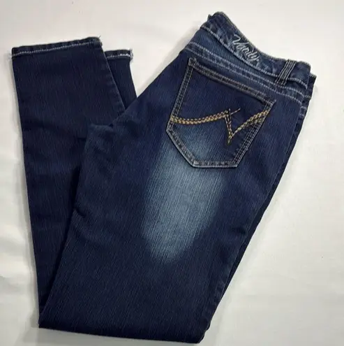 Vanity Blue Skinny Jeans with Stretch and Whiskering Size undefined