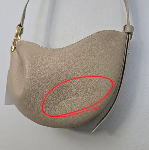 Polene Textured Taupe Tonca Bag