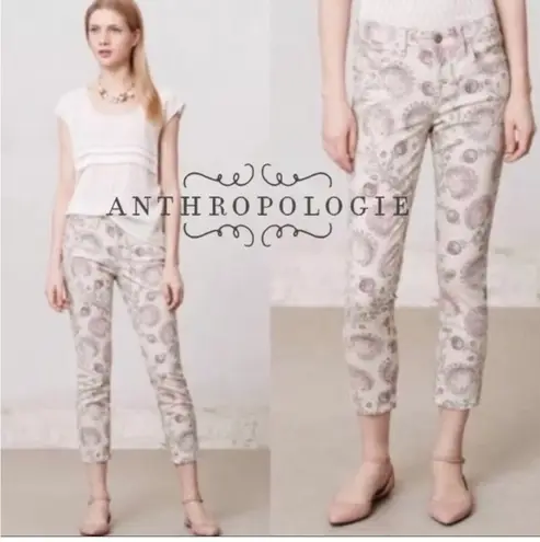 Pilcro and the Letterpress by Anthropologie Stet Floral Ankle Jeans