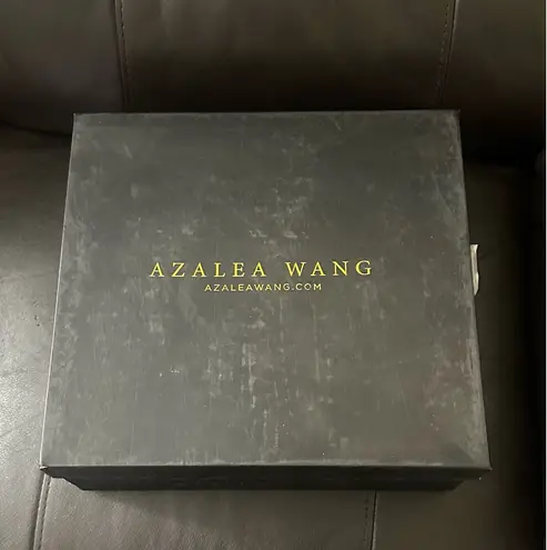 AZALEA WANG JAMILA DRIPPING DIAMONDS SILVER FRINGE BOOTIE SIZE 7.5 NWT