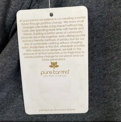 Pure Karma - Women’s Grey Open Front Cardigan