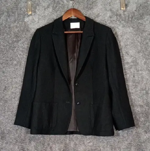 Pendleton Wool Black Jacket Vintage Double Button Dark Academia Office Medium