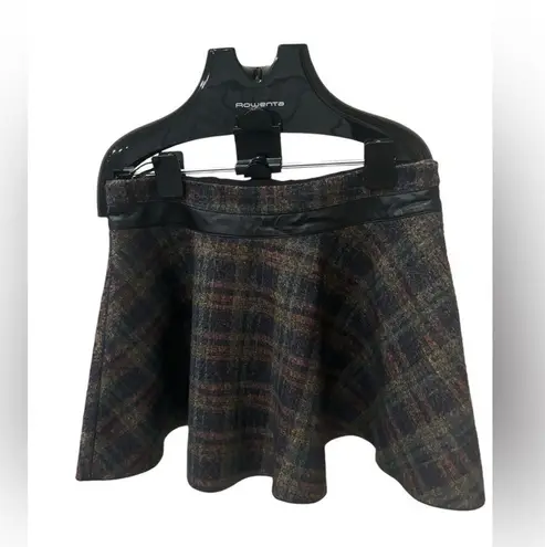 Winter wool skirt Green Size XL