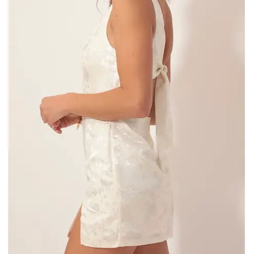 Lucy in the Sky Jacquard Shoulder Dress