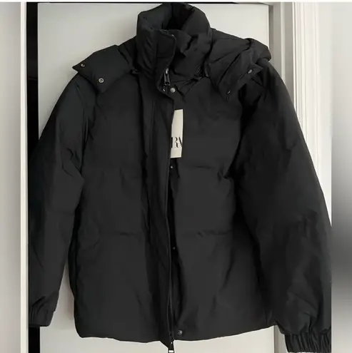 ZARA WOMEN NEW WATER REPELLENT PUFFER JACKET...