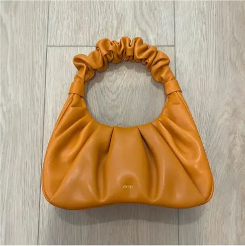 JW Pei Candied Orange Gabbi Ruched Hobo Handbag Shoulder Bag Purse Tote