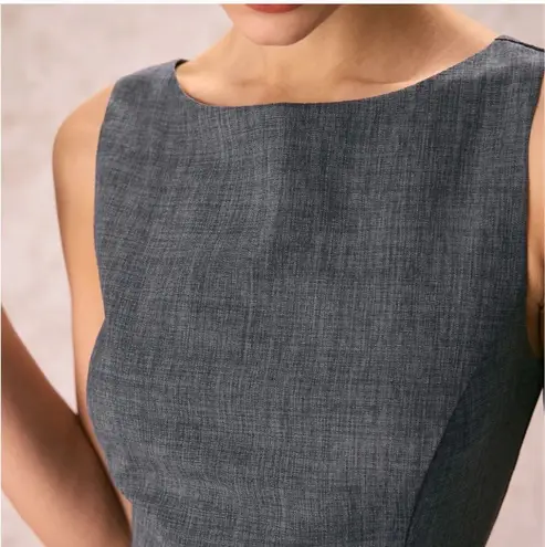 Fenty Puma By Rihanna Rihoas Grey Boat Neck Sleeveless Dress